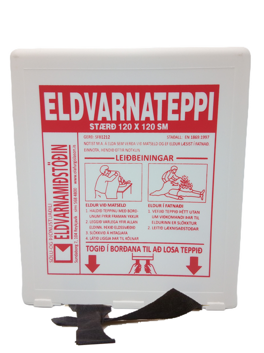 Eldvarnateppi 120x120 HFP EN