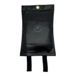 Eldvarnateppi leður svart